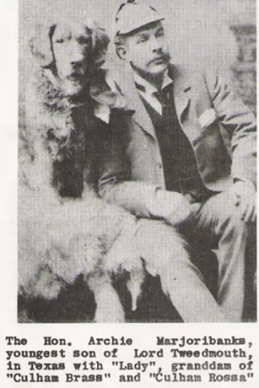 Archie Marjoribanks with 'Lady'