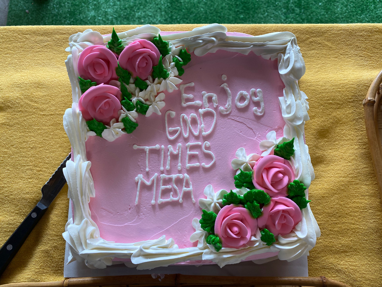 Mesa IV, Leaving Cake